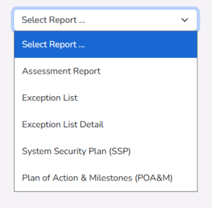 Assessments Reports Menu Image